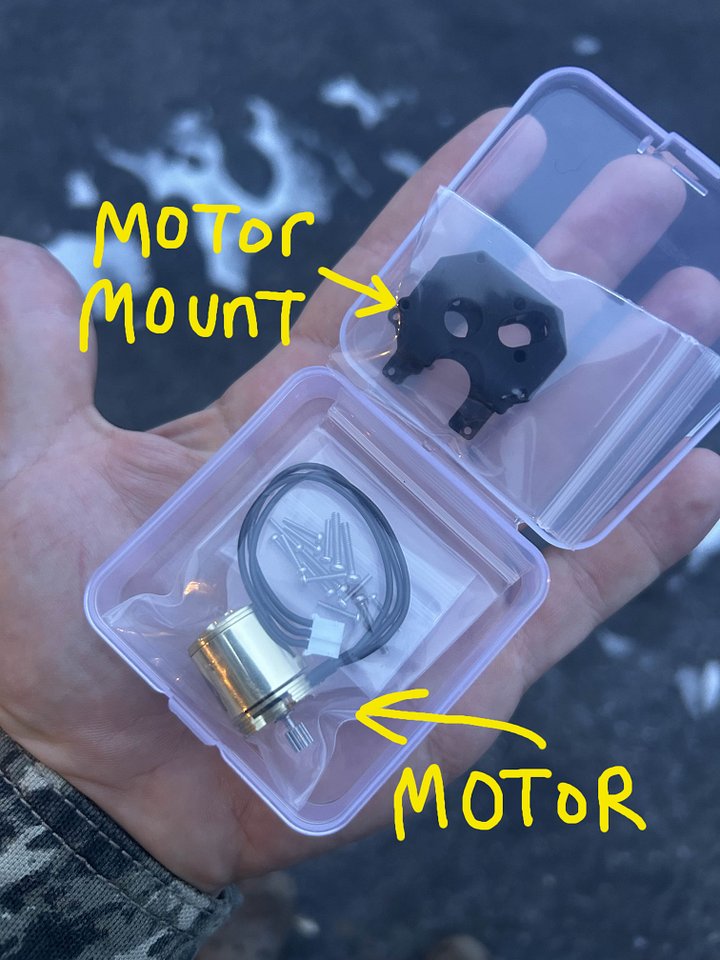GOLD Viper Motor (w/ mount) product image (2)