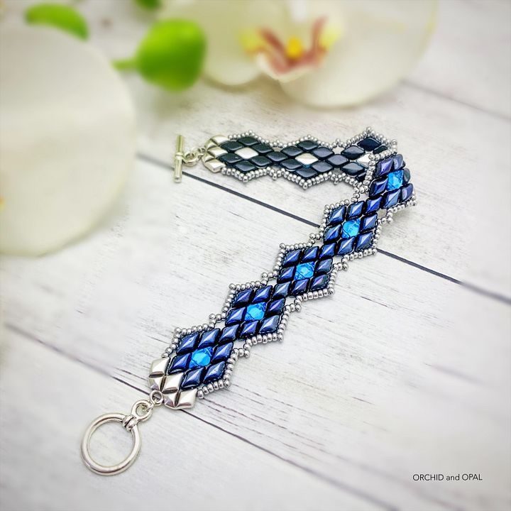 Digital Beading Pattern – Backlit GemDuo Bracelet product image (1)