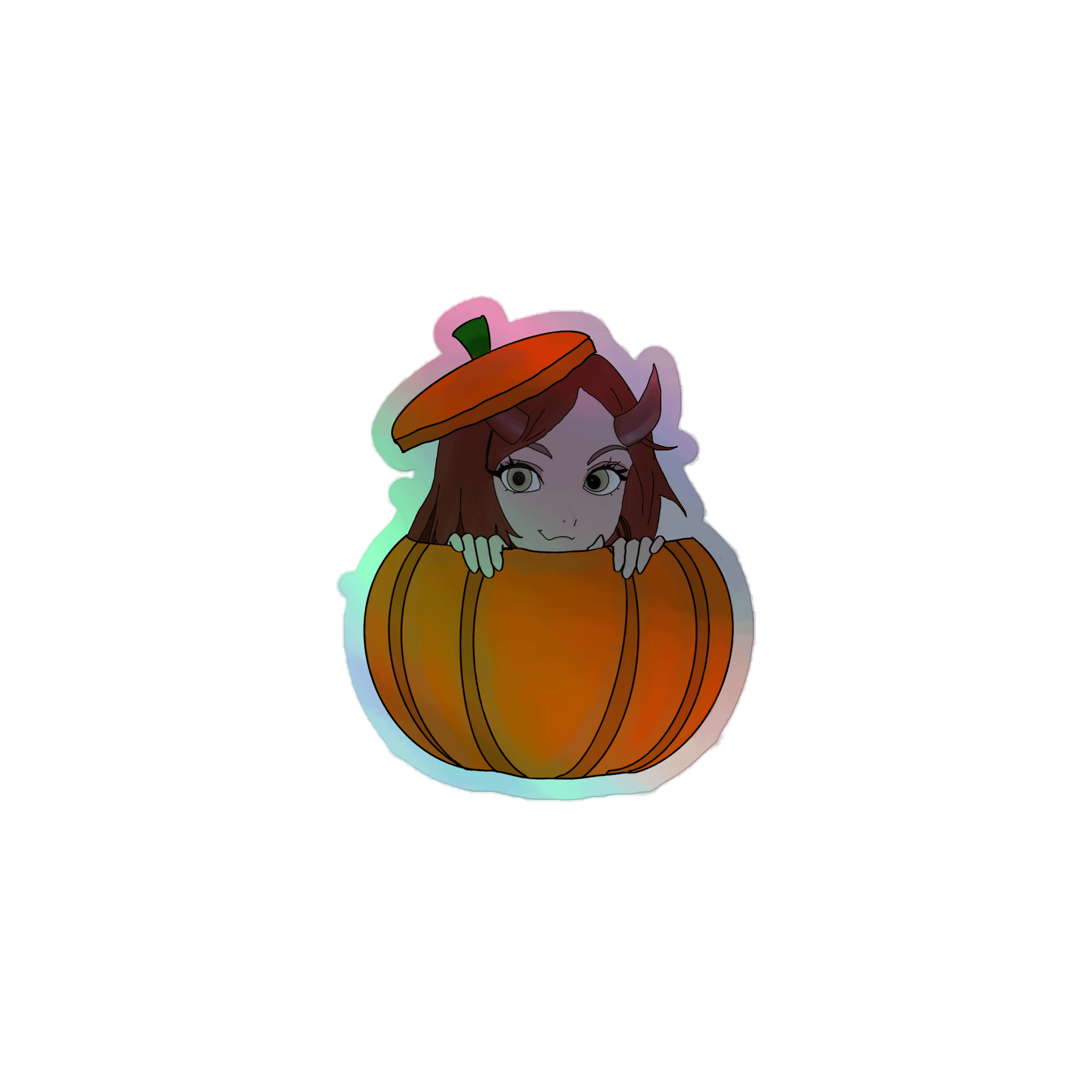 Lilith Pumpkin Holographic Sticker Set product image (1)