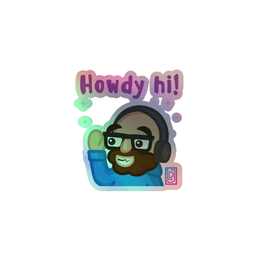 Howdy Hi Sticker product image (1)