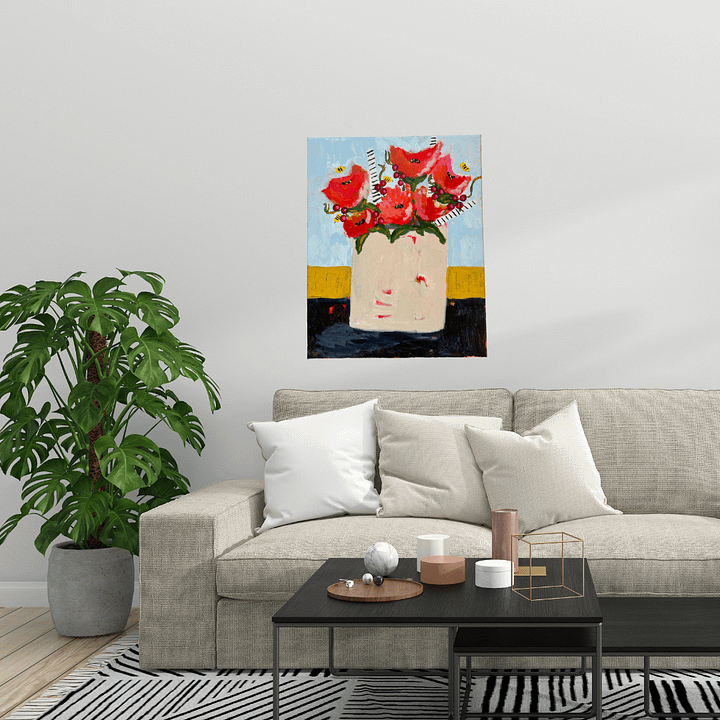 Original Painting: Bloom Wild, Honey product image (1)
