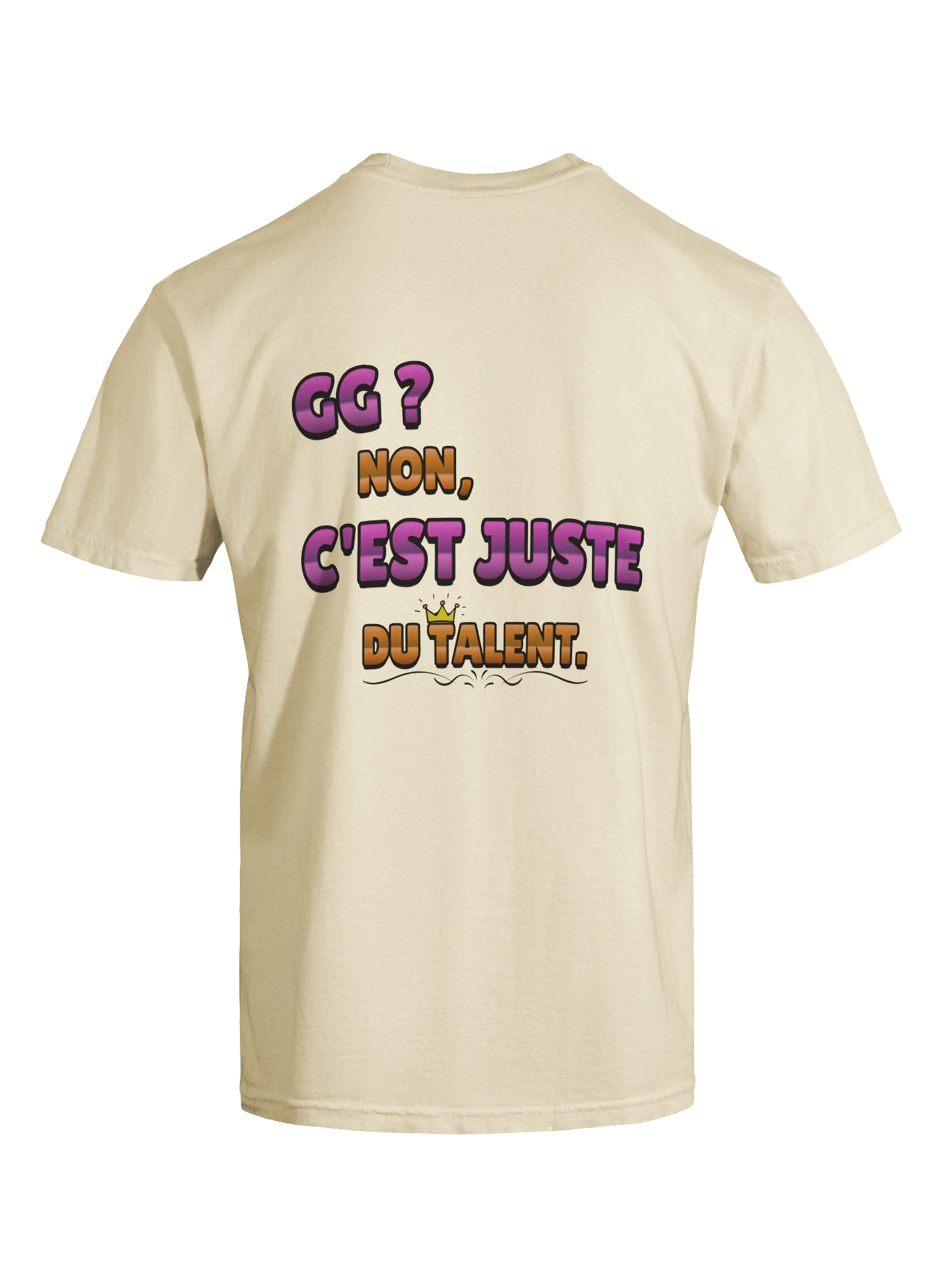 T-shirt "C'est juste du talent" product image (9)