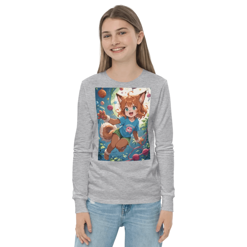 Animated Cat Girl Long Sleeve Tee product image (21)