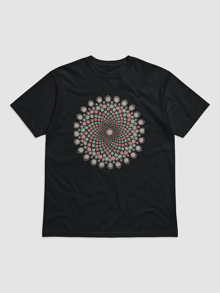 Green and Pink Mandala Unisex Organic T-Shirt product image (1)