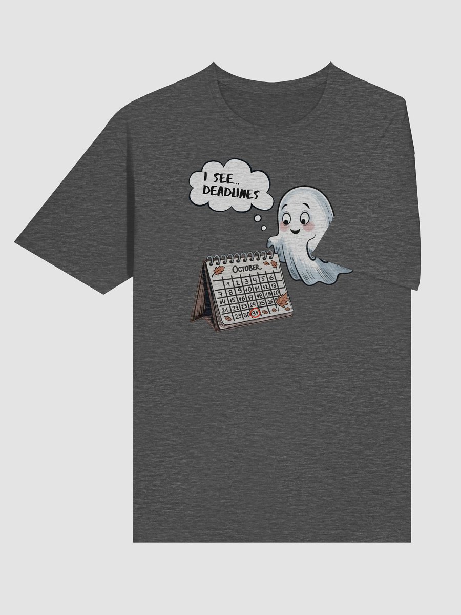 Cute Kawaii Ghost Halloween T-Shirt for Office Workers and True Crime Lovers product image (49)