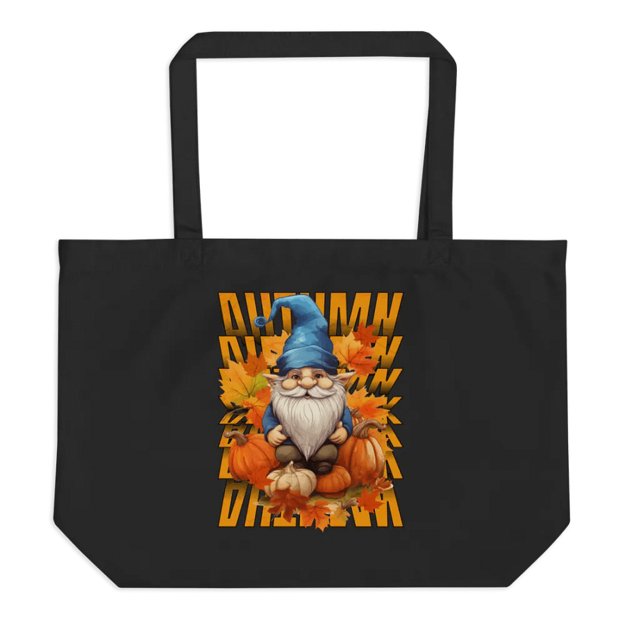 Autumn Gnome Organic Tote Bag product image (1)