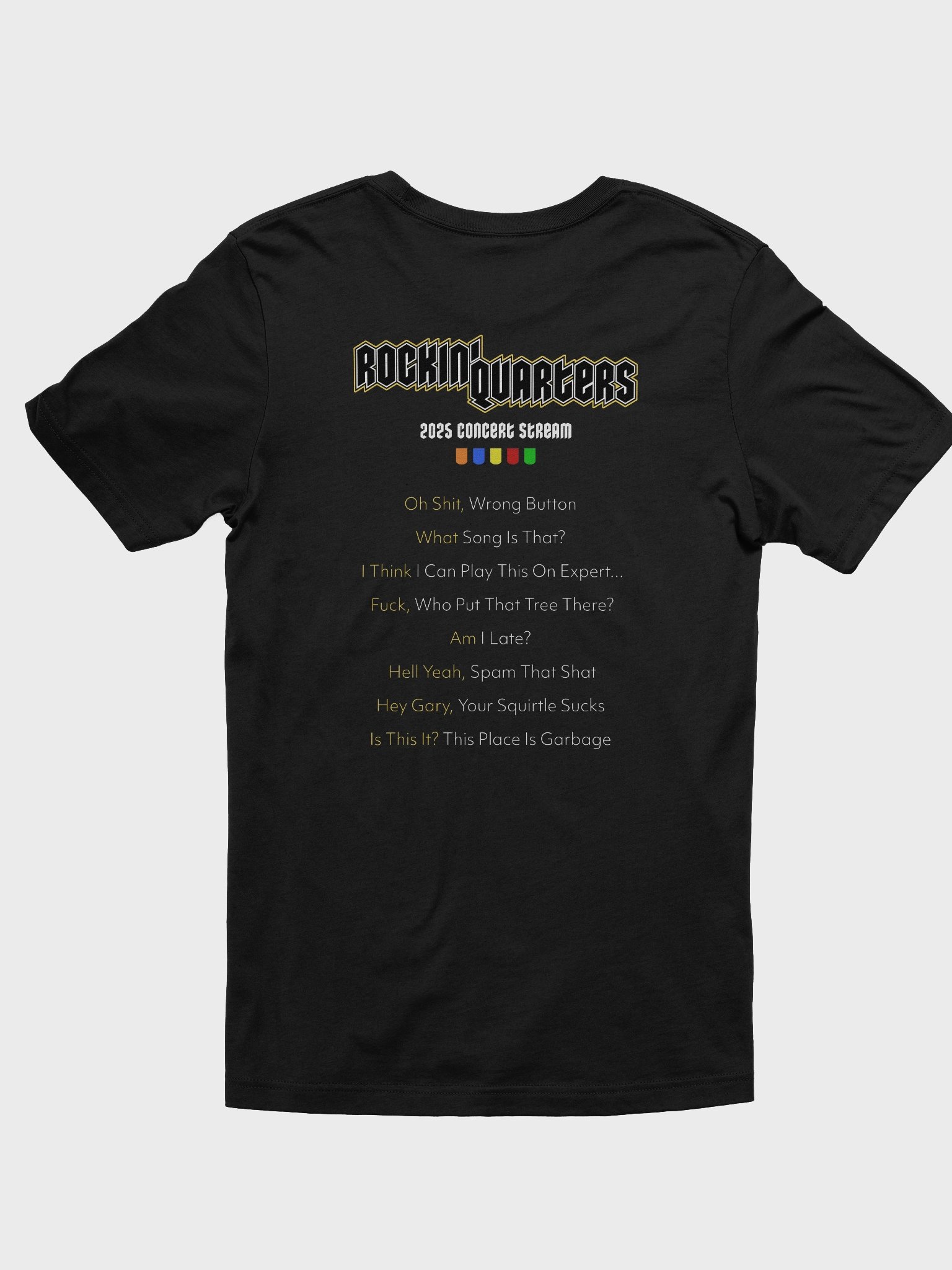Rockin' Quarters 2025 Concert T-Shirt product image (2)