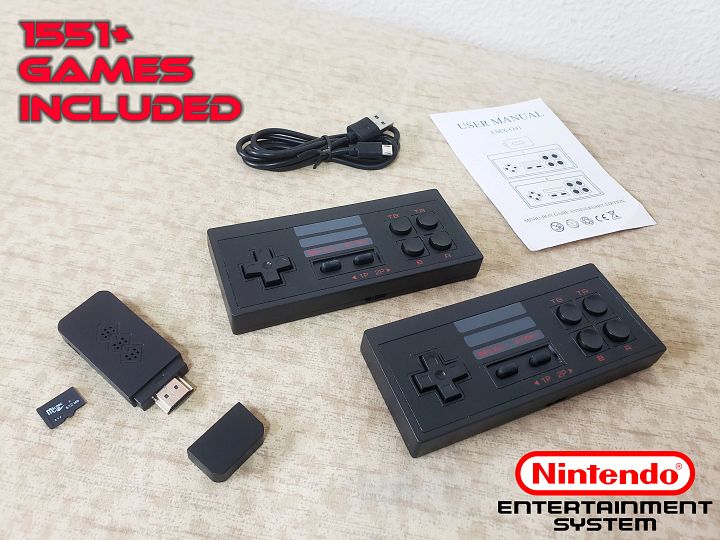 Nintendo NES HDMI Video Game Console Built-in 1551+ Games Retro Portable Handheld Game Console Wireless Controller Game Stick For NES 8-Bit product image (1)