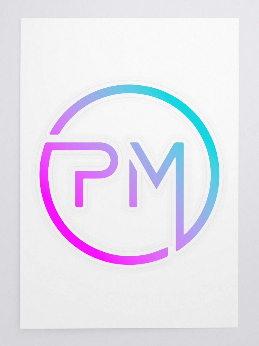Dynamic Gradient Logo Sticker Sheet product image (3)