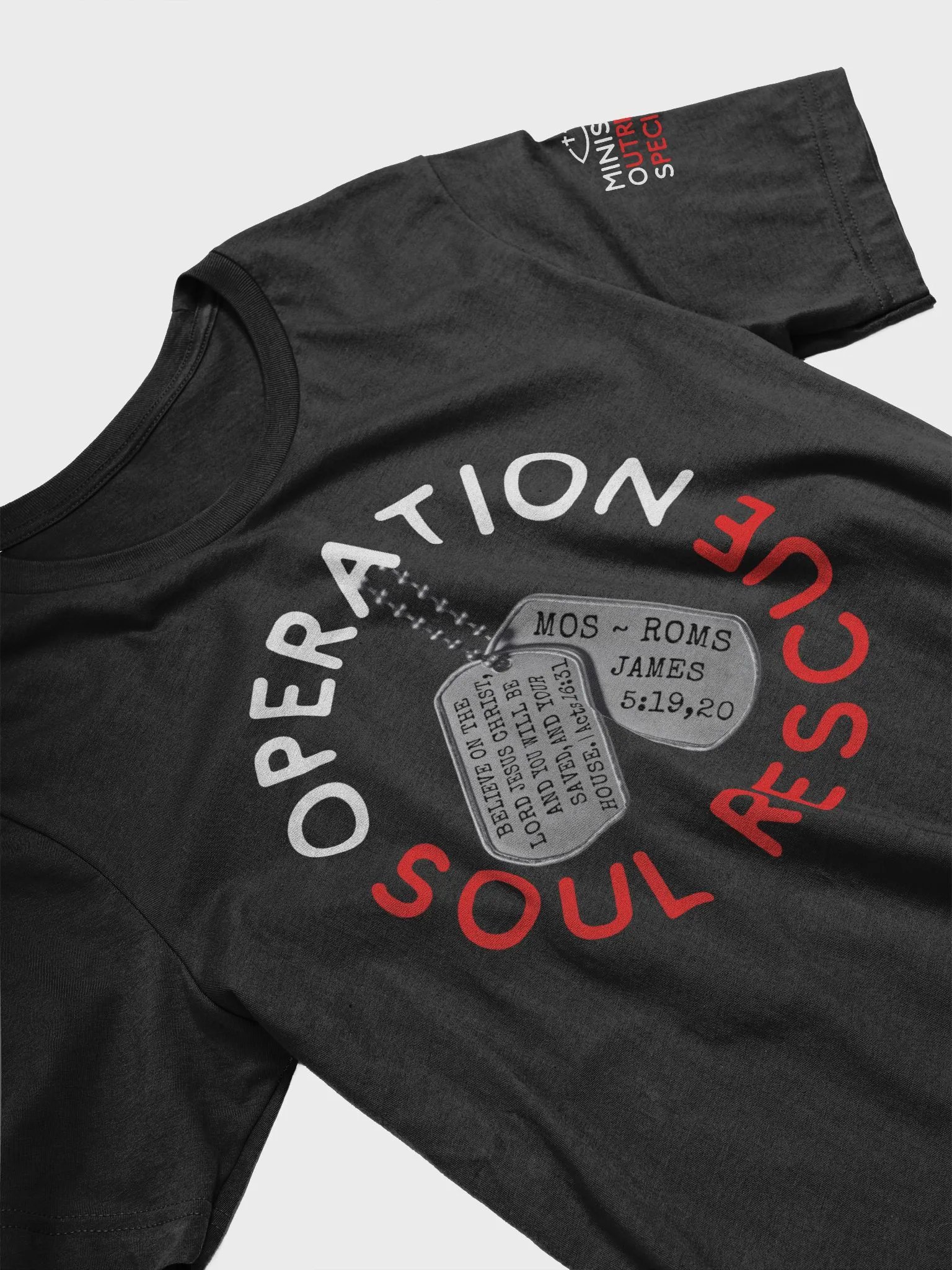ROMS Operation Soul Rescue Dog Tags T-Shirt product image (20)