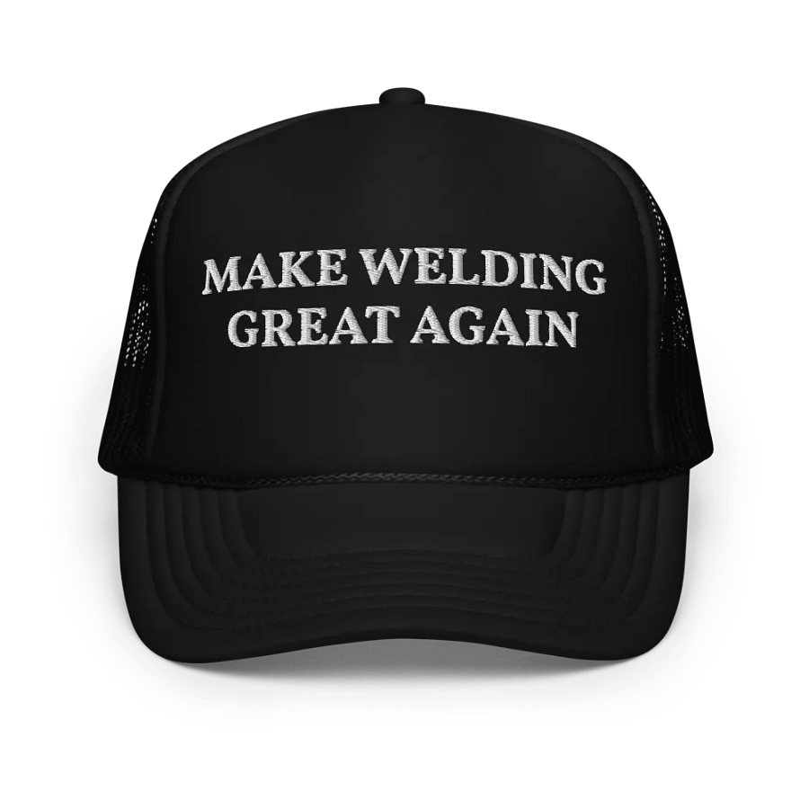 Make Welding Great Again - Embroidered Trucker Hat Cap, Welding Lovers Gift, Maga Meme product image (1)