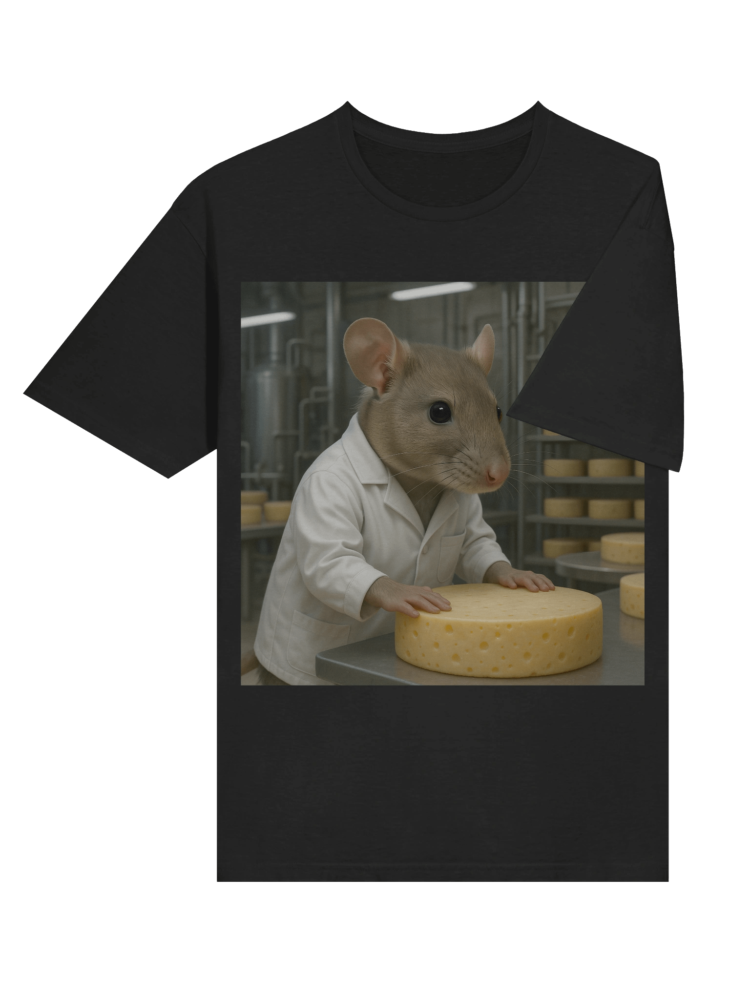 Cheese Factory Mouse T-Shirt product image (47)