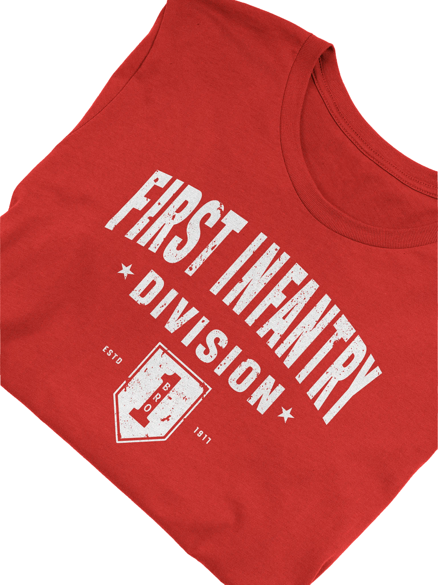 1st Infantry Division Big Red One Distressed T-Shirt product image (5)