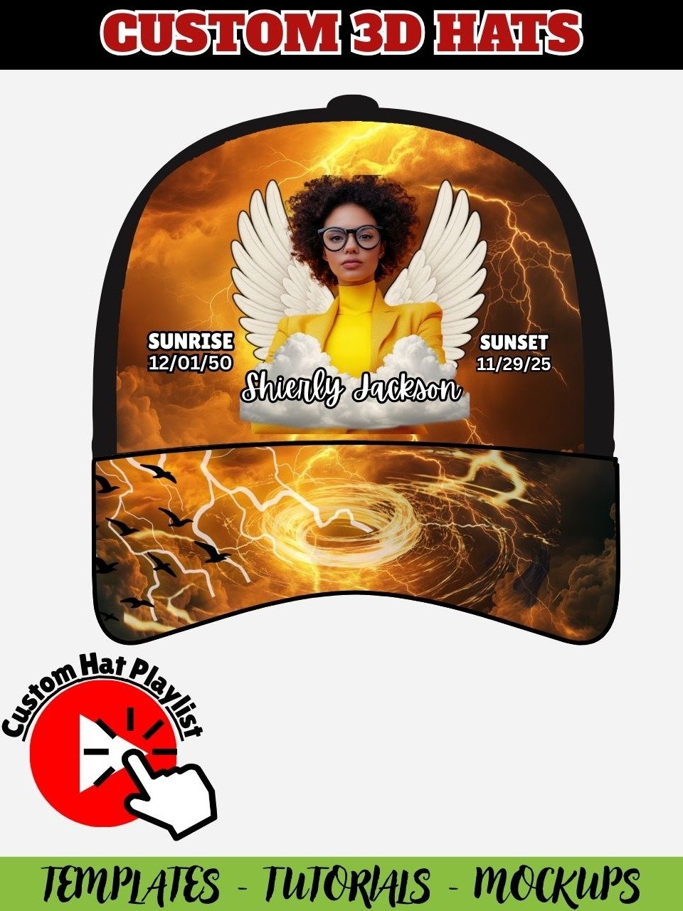 VIP Members Mega Bundle - Templates and Tutorials - Gold and Black Memorial product image (5)