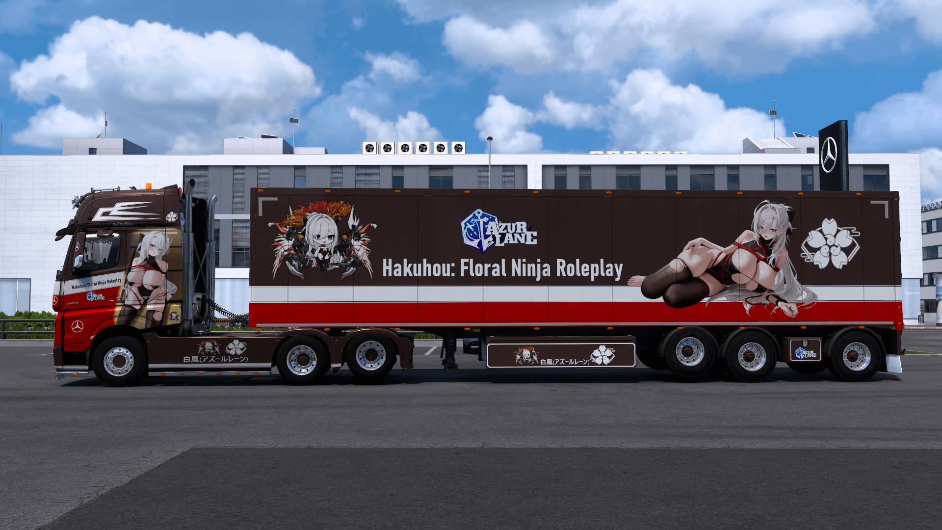 [ETS2] IJN Hakuhou (Floral Ninja Roleplay) - Azur Lane [Combo Skin] product image (4)