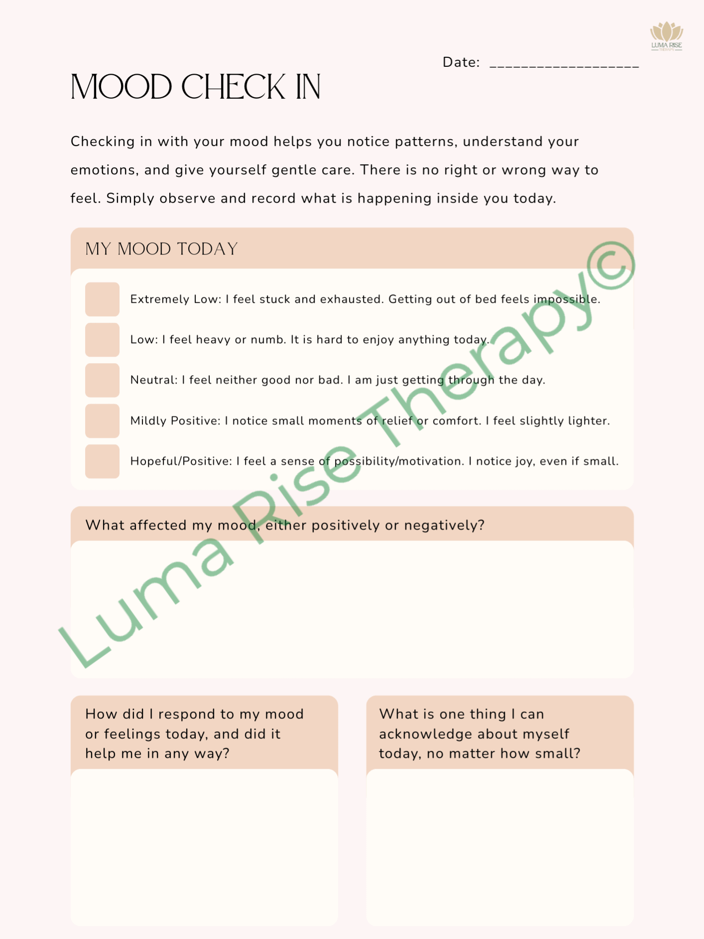 Finding Light in the Fog: Therapy-aligned Workbook for Depression Support product image (10)