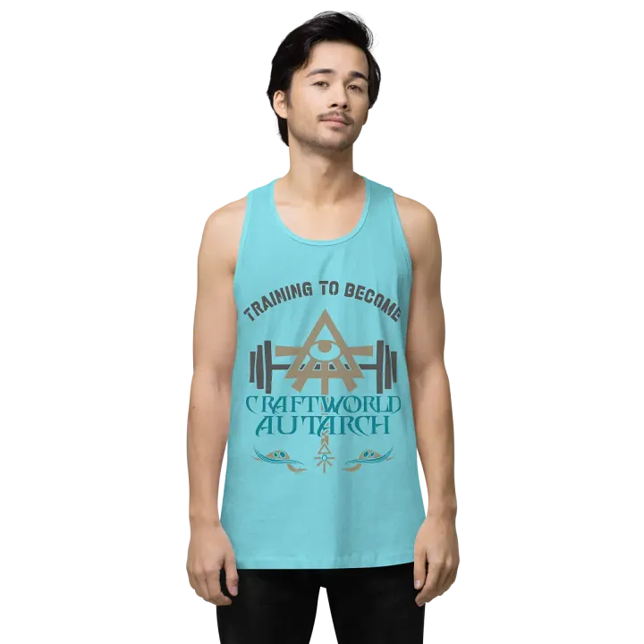 Training to Become Craftworld Autarch - Warhammer Aeldari Gym Tank top product image (1)