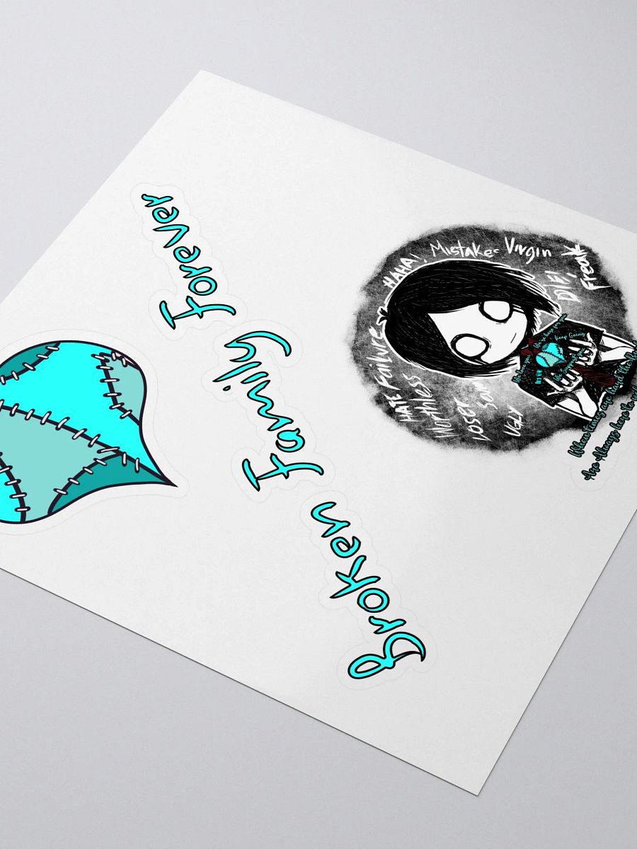 Broken Family Forever Stickers product image (3)