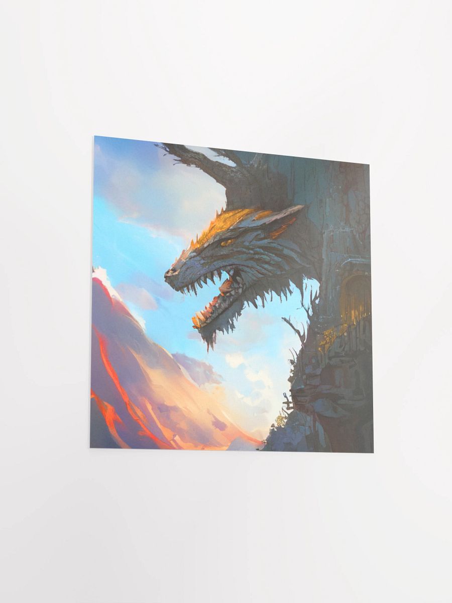 Mythical Fox Cliff Poster product image (12)