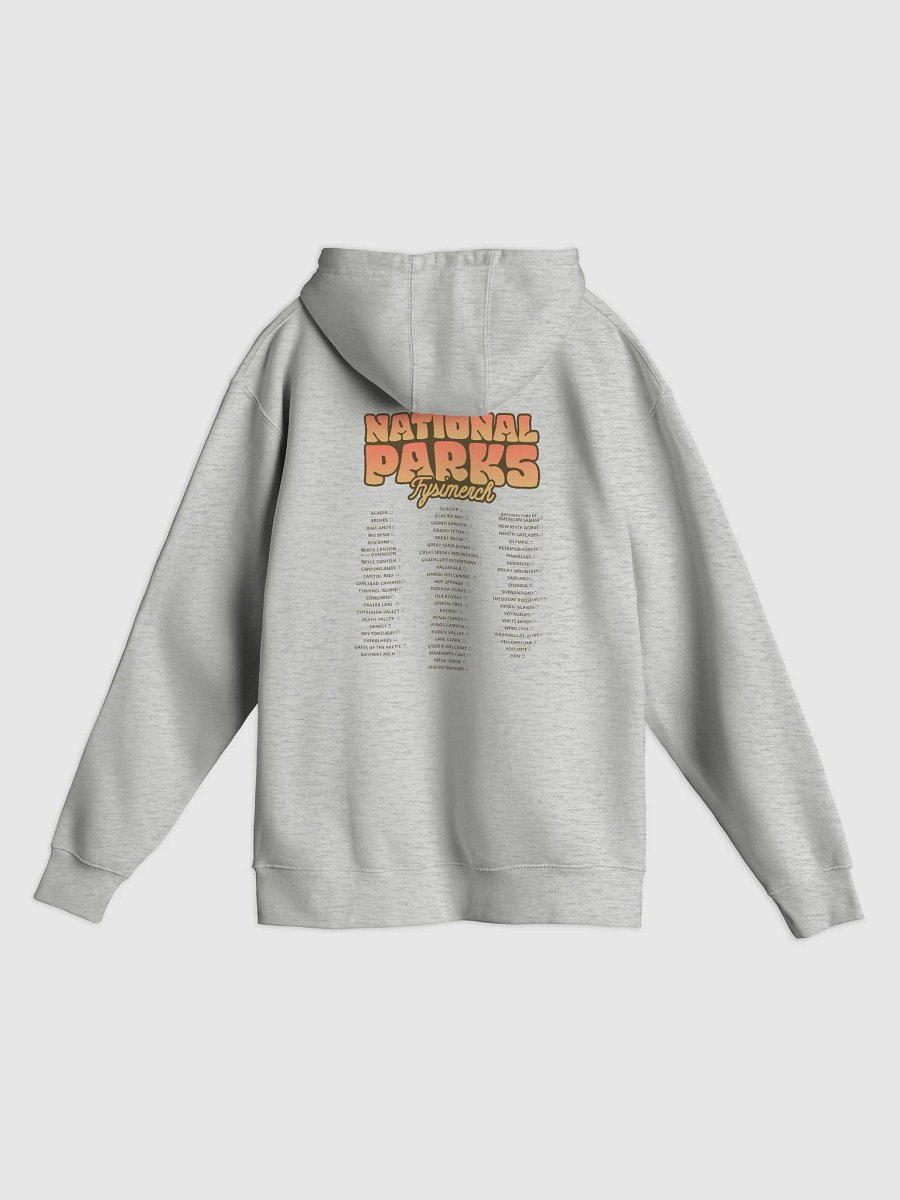 National Parks Tour organic cotton hoodie product image (2)