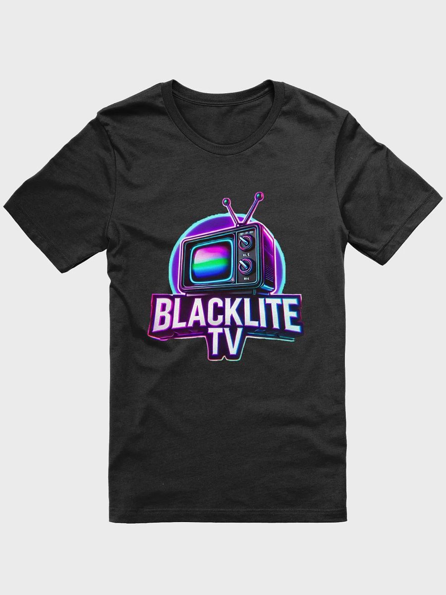 BlackLite TV Retro Neon Glow Retro TV T-Shirt product image (1)