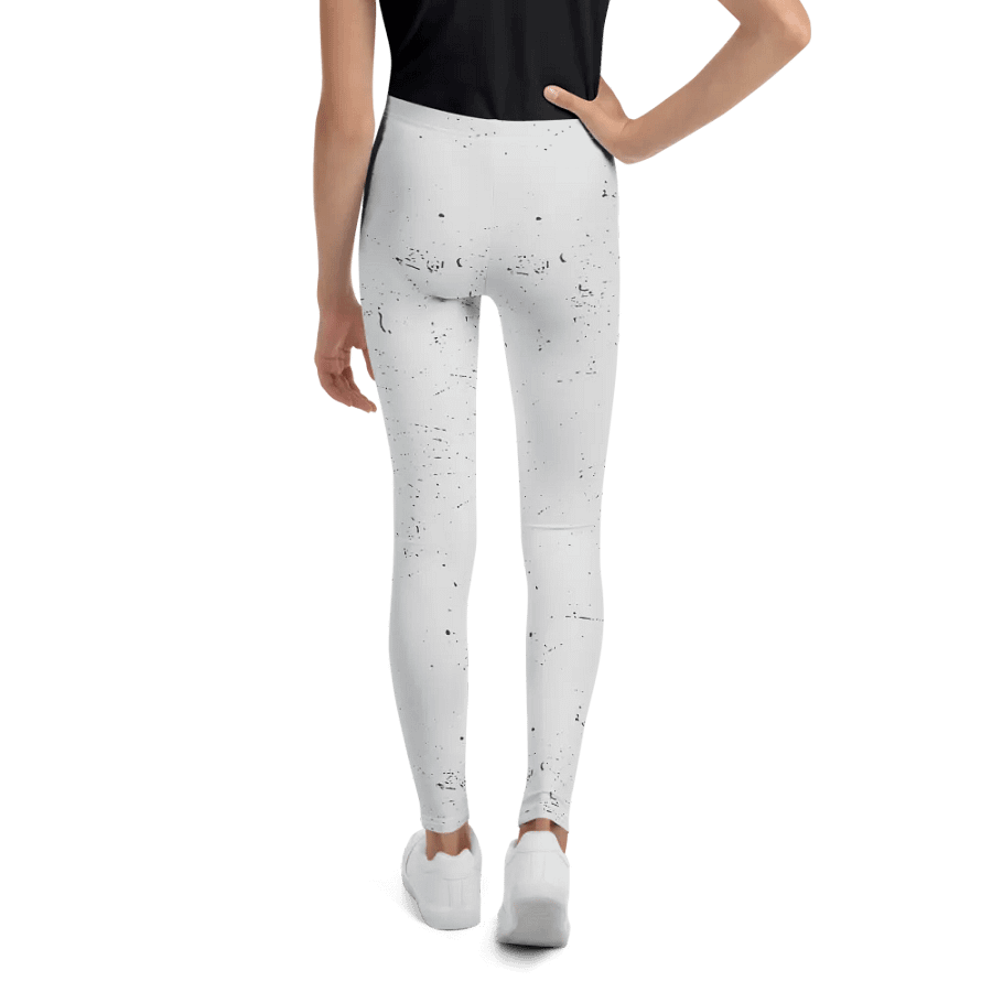 🎨 Girls’ | Youth | Distressed White | BRN.2C.C.™ | Leggings 💫 product image (3)