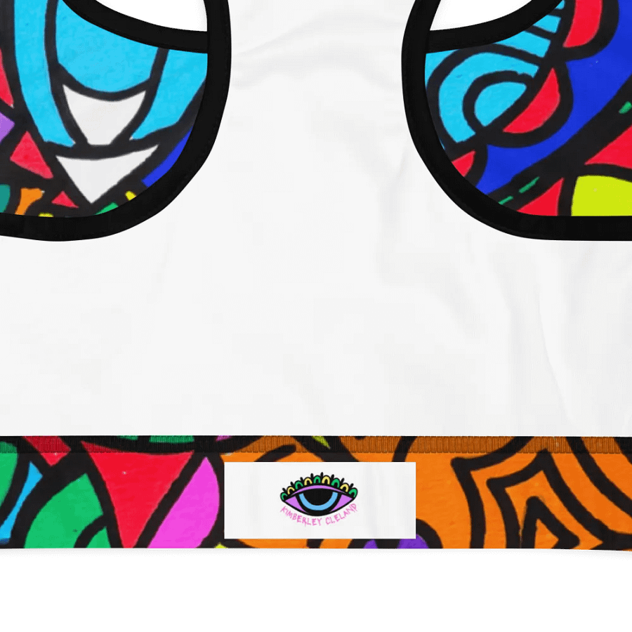Vibrant Chaos All-Over Sports Bra product image (5)