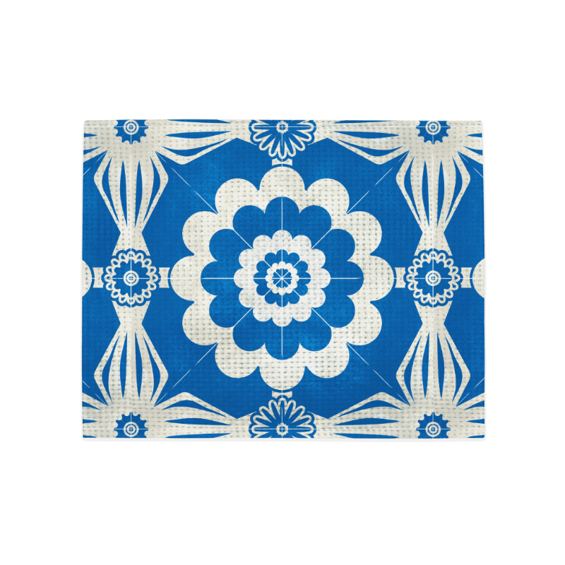 Geometric Floral Textured | Placemats – Set of 4 | MONIQUE FAELLA DESIGNS™ product image (3)