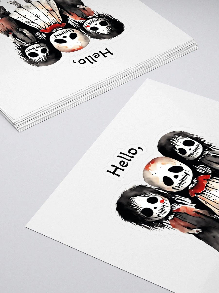 Eerie Kiss Cut Sticker Collection product image (12)