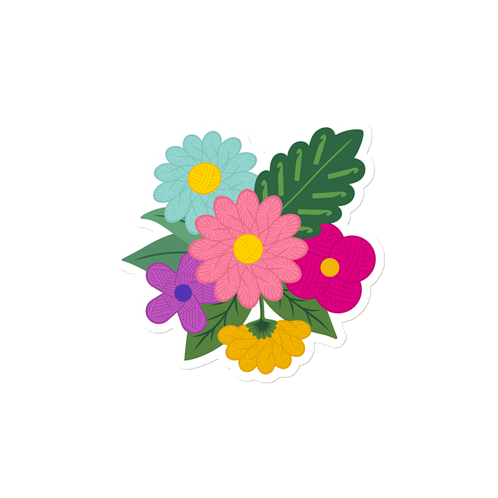 Floral Yarn Magnet - Crochet product image (2)