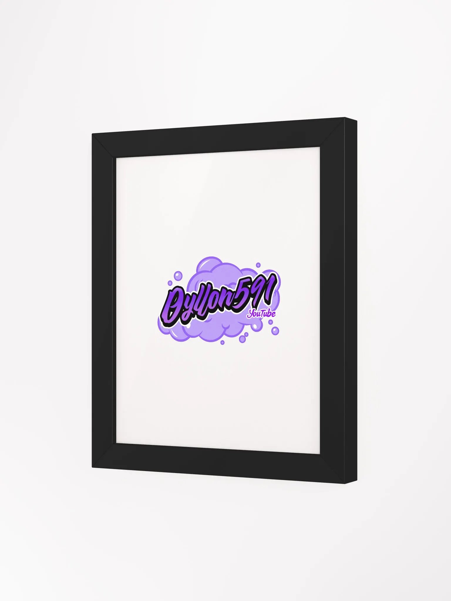 Dyllon591 YouTube Logo Frame Poster product image (3)