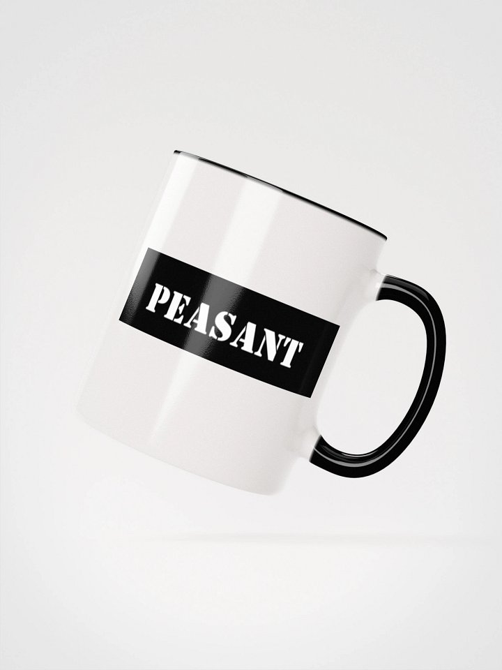 Bold 'PEASANT' Ceramic Mug product image (3)