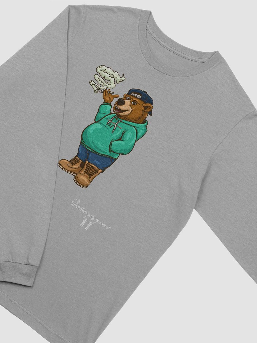 Urban Bear Long Sleeve Bella+Canvas T-Shirt product image (44)