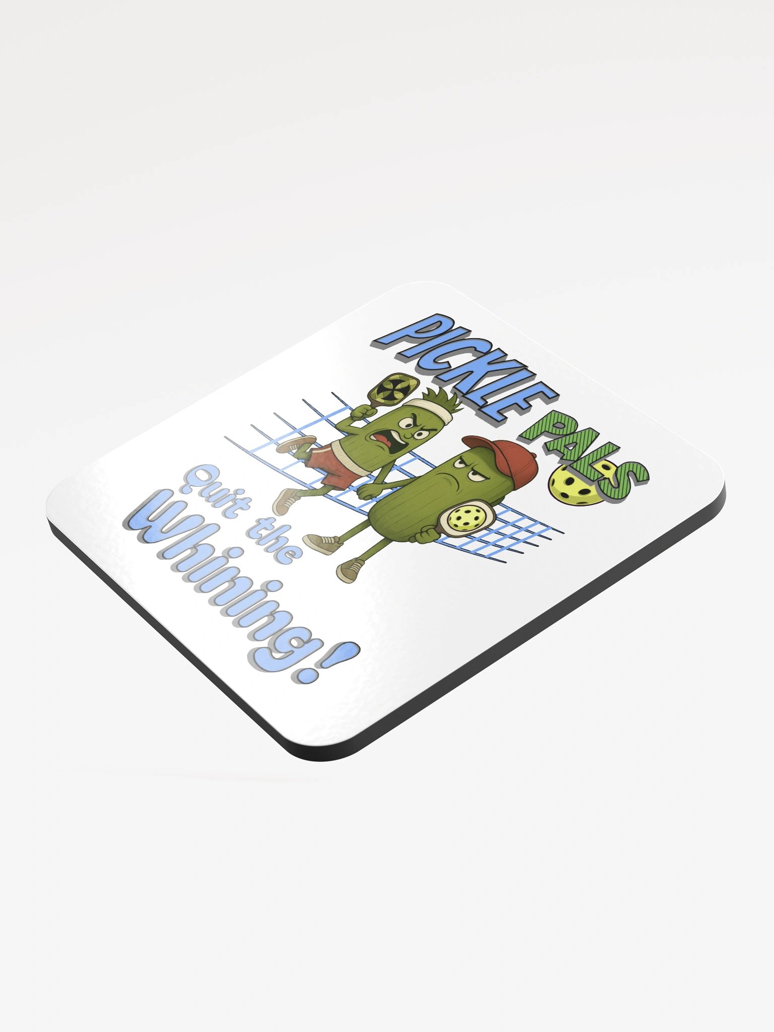 Pickle Pals Guys Quit The Whining Pickleball Cork Coaster Set product image (4)