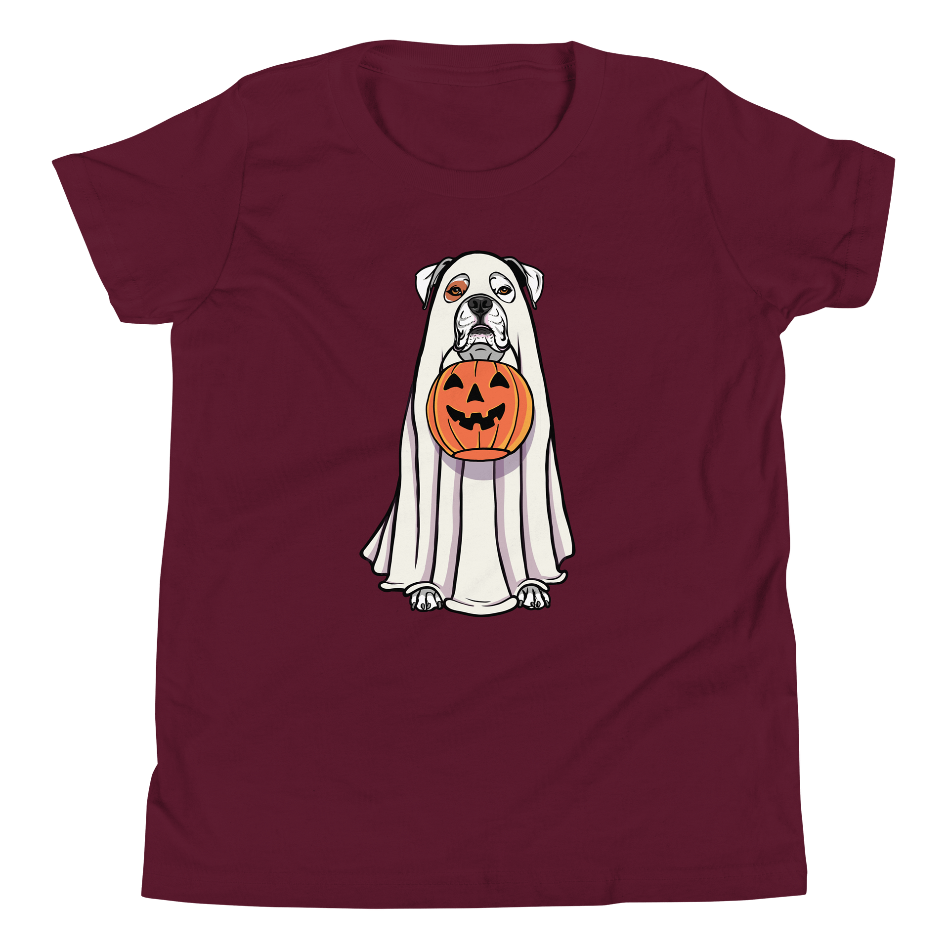 Halloween Boxer(White) Youth T-Shirt product image (5)
