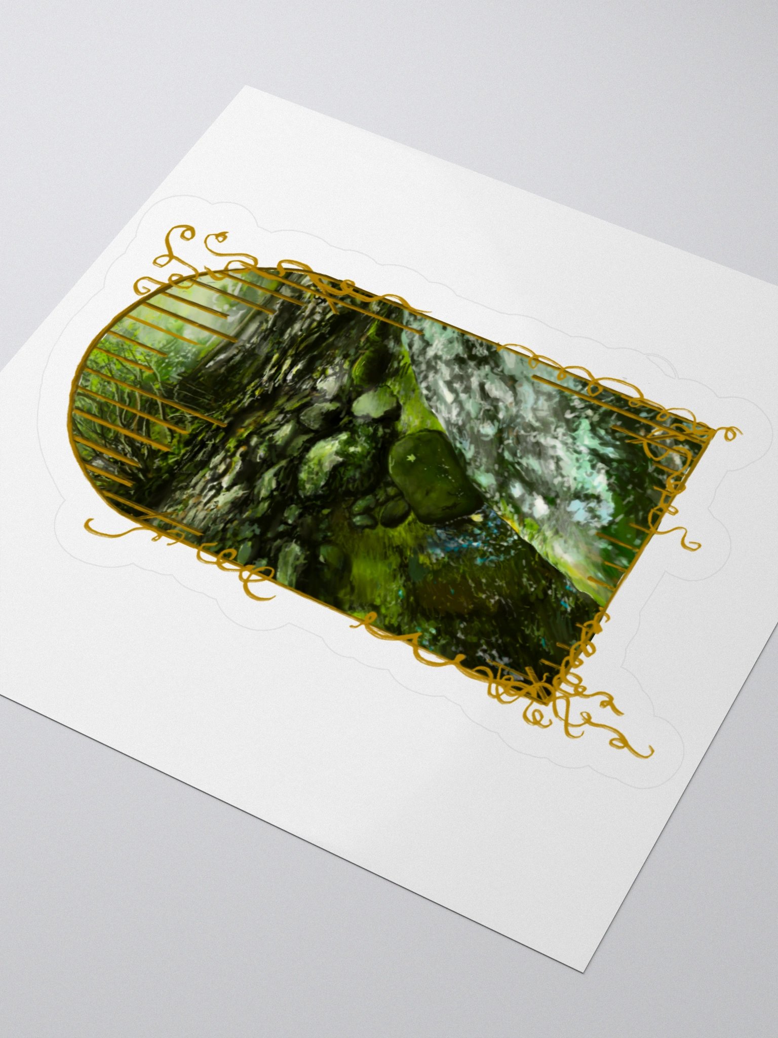 Leaf and Stone - Sticker product image (3)