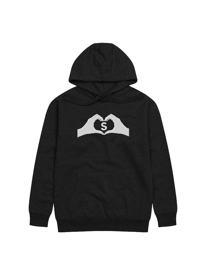 Heartfelt Love "S" Embroidered Unisex Premium Hoodie product image (1)
