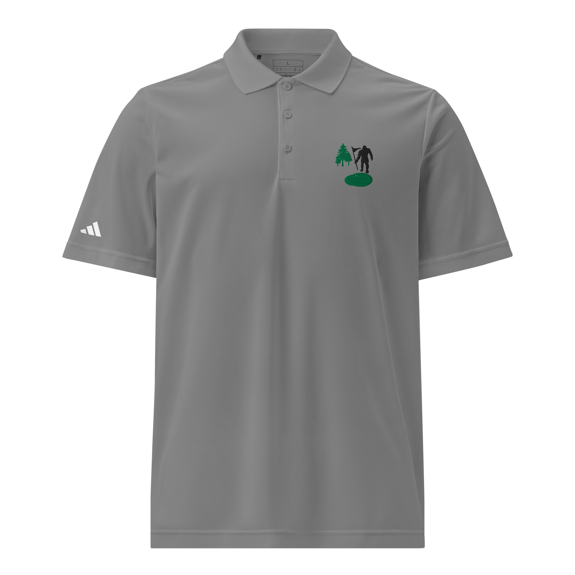 Bigfoot Golfing Embroidered Polo Shirt product image (5)