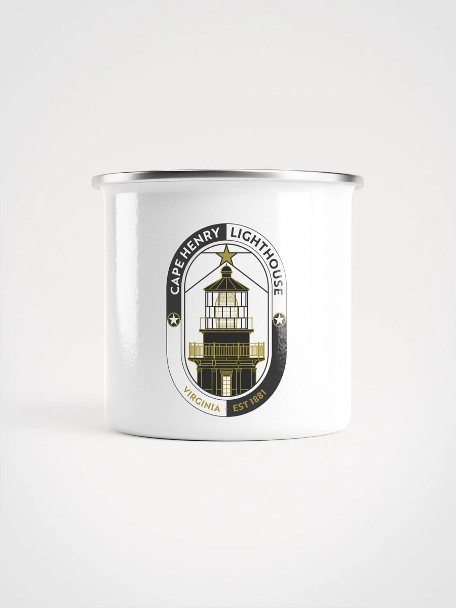 Cape Henry Lighthouse Enamel Mug product image (1)