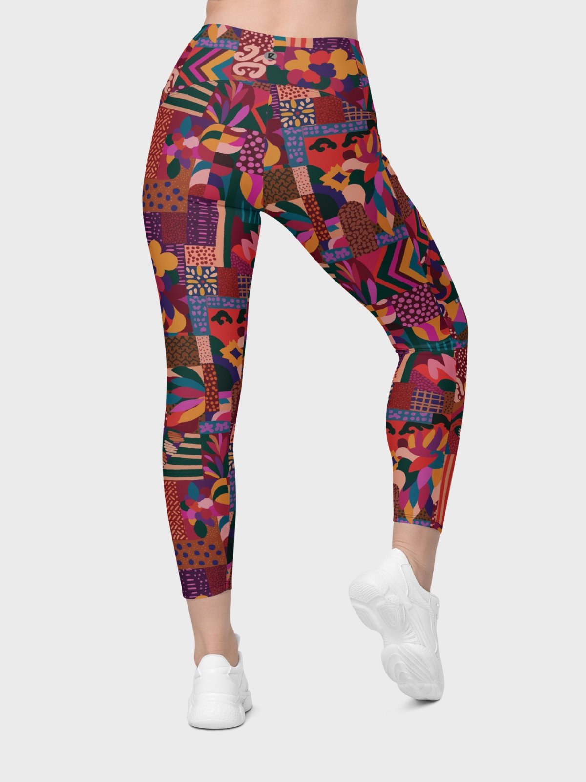 Leggings with Pockets "Abstract African Ethnic Pattern" Printed product image (5)