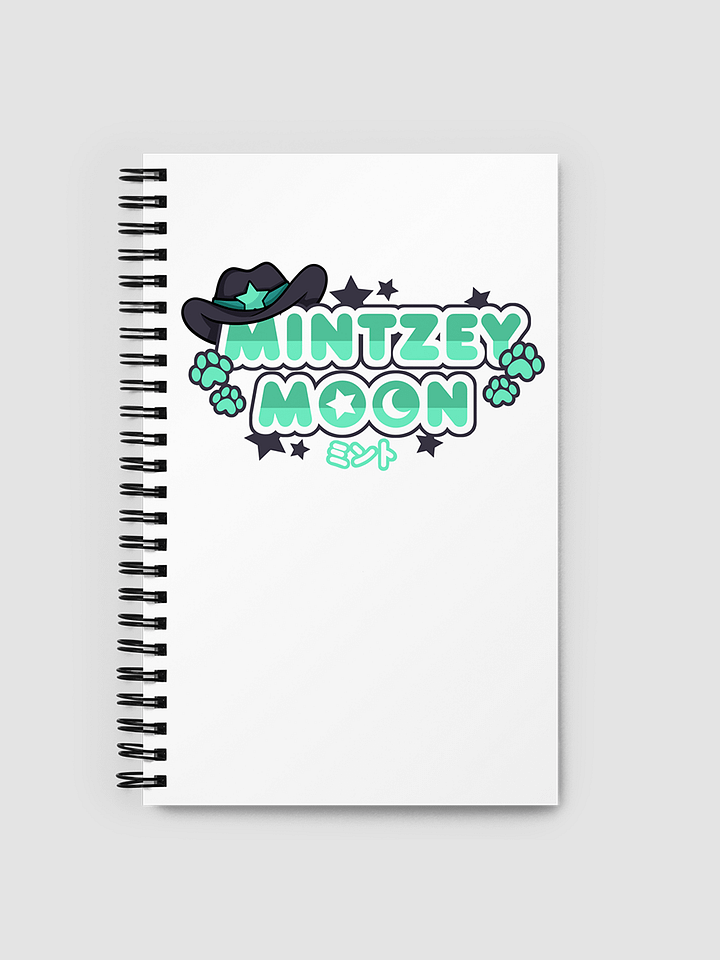 Mintzey Moon Cow Girl Logo Spiral Notebook product image (1)