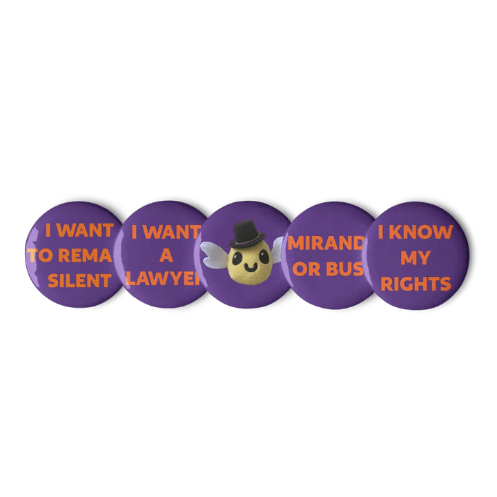 Mantra Pin Buttons product image (1)