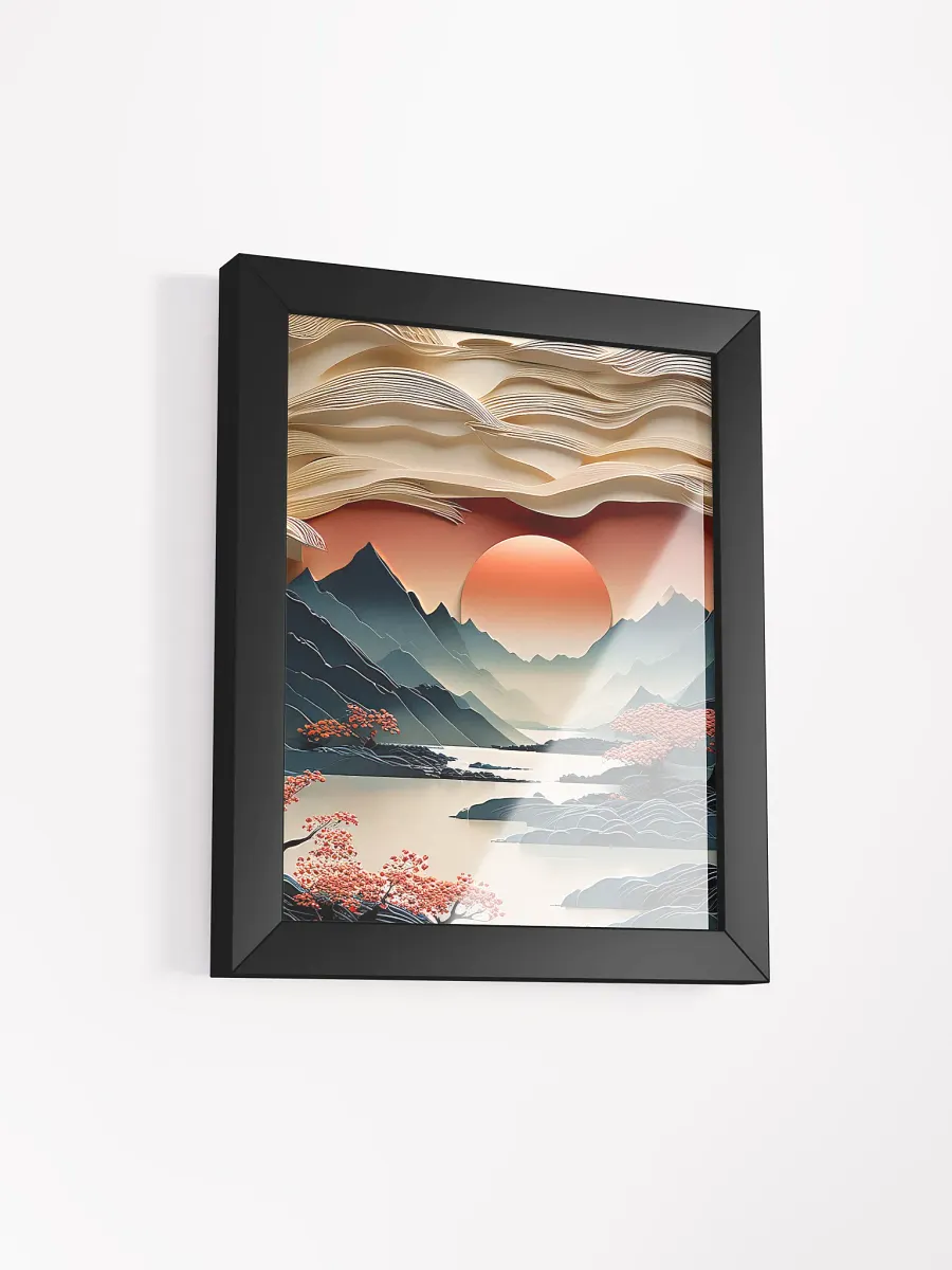 Japandi Art Sunset - Wall Art - Framed product image (12)