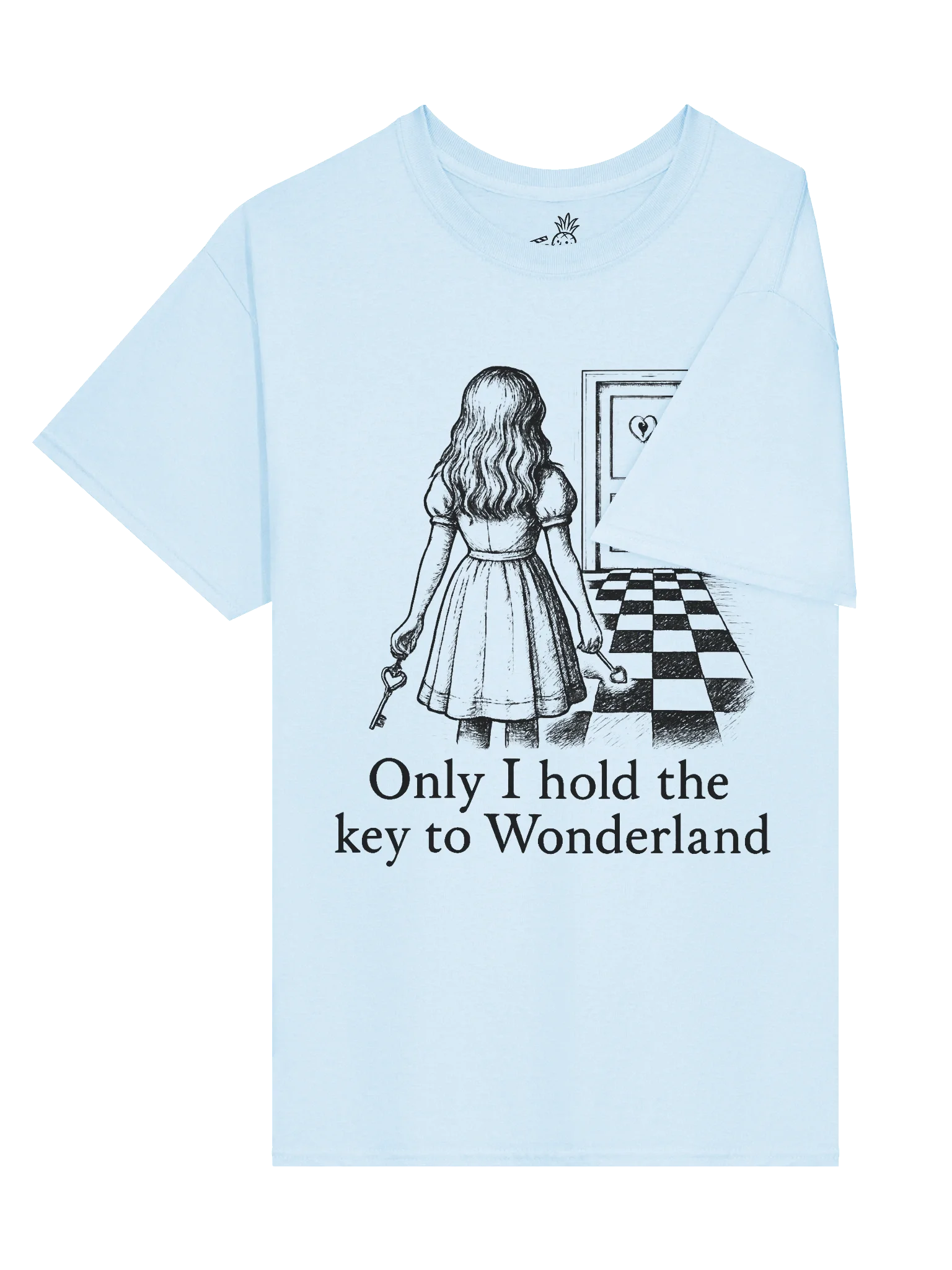 Golden Key Positive Self Affirmation Alice in Wonderland Boxy Fit Unisex T-Shirt product image (87)
