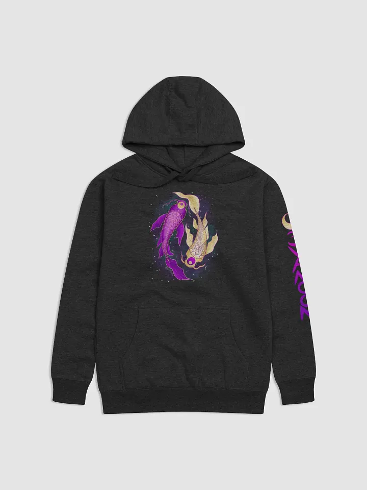 Moonie Koi Hoodie Sweatshirt w/ print on sleeve product image (2)