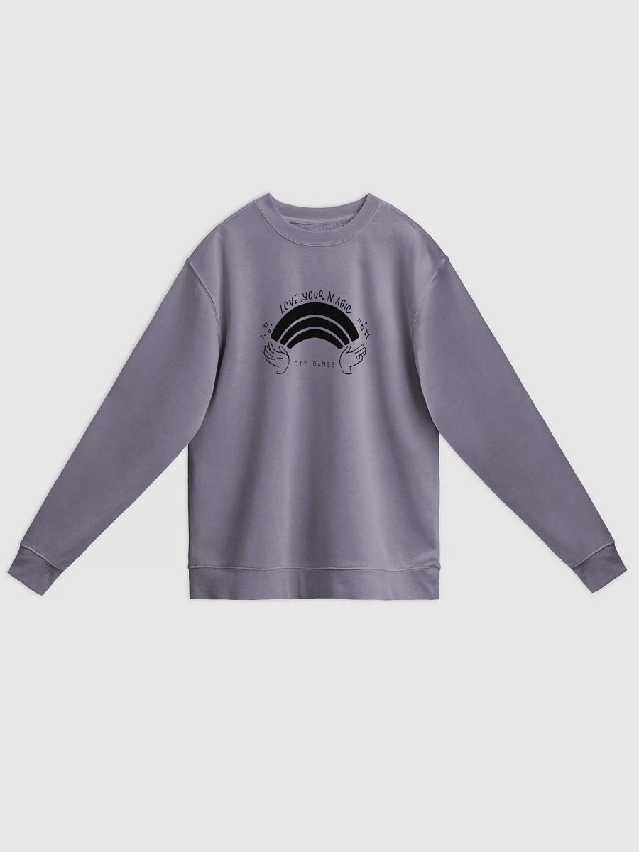 LOVE YOUR MAGIC CREW NECK - Black txt product image (3)
