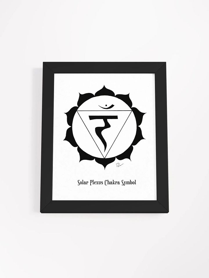 Solar Plexus Chakra Framed Art product image (1)
