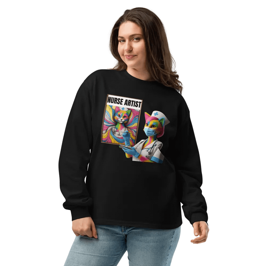 Nurse Artist Vibes Long Sleeve Shirt product image (8)