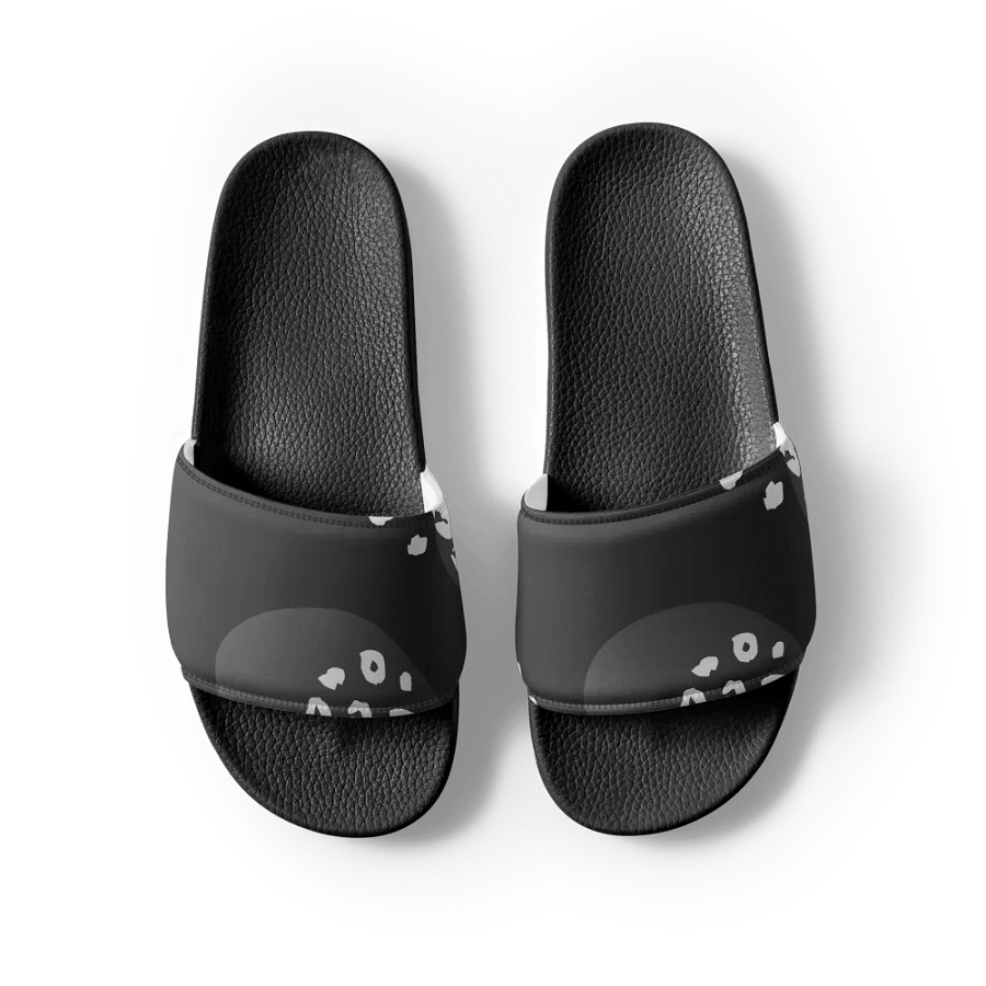 Grey Animal Print Men's Slides product image (7)