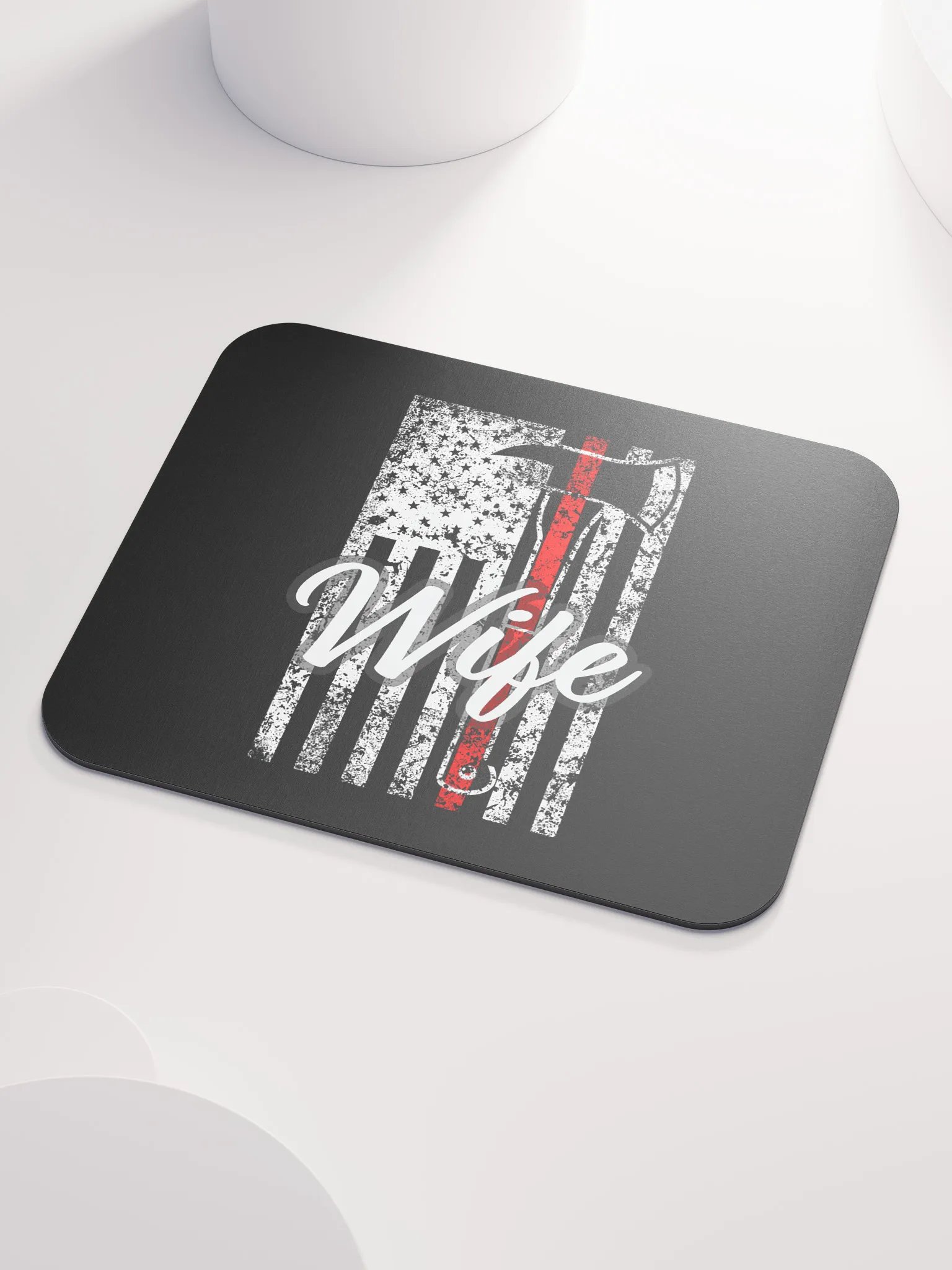 Firefighter Wife - Mouse Pad product image (3)